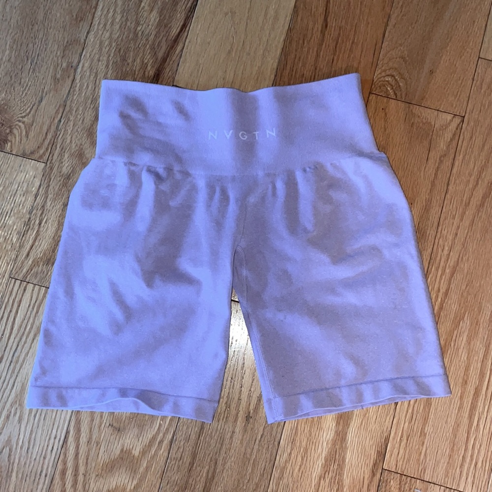 NVGTN like new lilac pro shorts